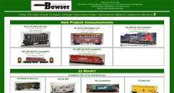 Desktop Screenshot of bowser-trains.com